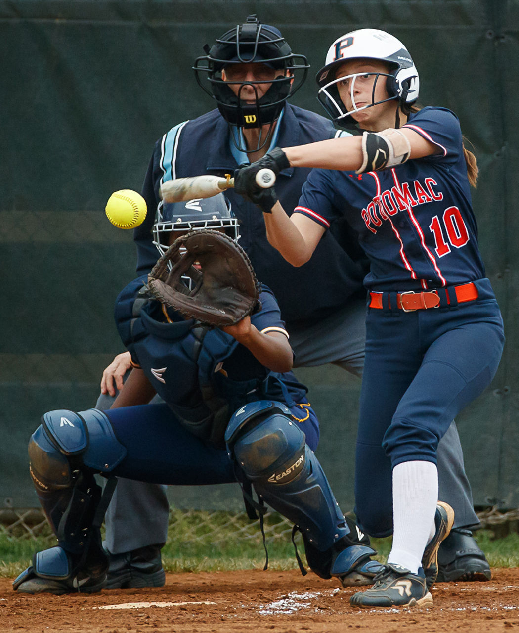 Potomac School softball 2